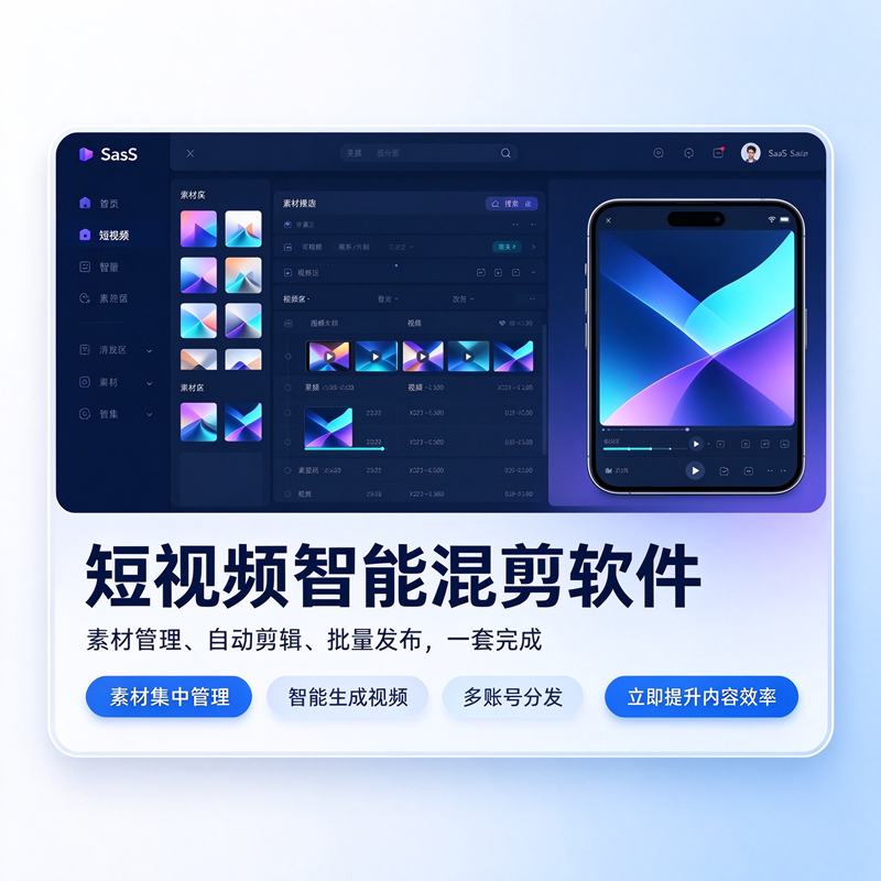 牛剪营销 界面预览